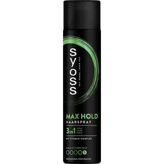 Syoss Max Hold 3in1 Style Haarspray Nega Starker Halt Vitamin Komplex