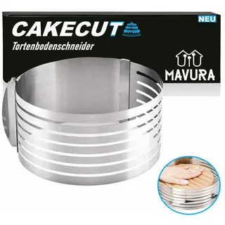 MAVURA Tortenbodenteiler MLiving Tortenbodenschneider Schneidhilfe Tortenring Kuchenring