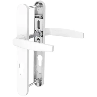 MS Beschläge Türbeschlag Schmalrahmengarnitur PZ 92mm Drücker/Drücker Türstärke 71-86mm)