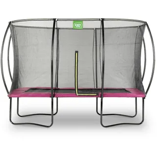 EXIT TOYS Silhouette rechteckig 244 x 366 cm inkl. Sicherheitsnetz rosa