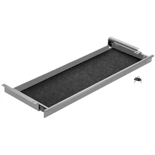 SO-Tech Cavo Schreibtisch Unterbauschublade abschließbar Breite: 850 Mm grau, 85 cm
