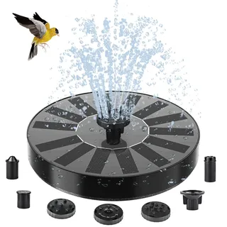 landosen Solar Springbrunnen für Außen, Solar Teichpumpe mit 6 Effekte Solar Wasserpumpe Solar schwimmender Fontäne Pumpe für Gartenteich Oder Springbrunnen Vogel-Bad Fisch Behälter