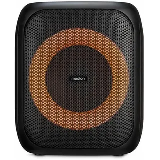Medion LIFE S61991 Partylautsprecher tragbares Bluetooth-Soundsystem. Bluetooth Lichteffekte, Karaoke
