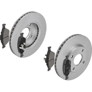VAICO Bremsscheiben Ø258MM + Bremsbeläge Vorne für FORD FIESTA V FUSION MAZDA 2