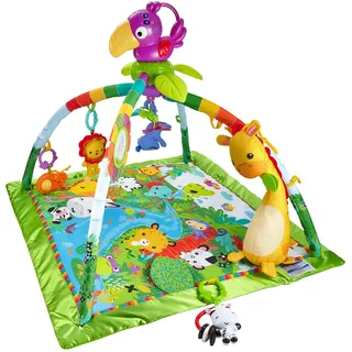 Fisher-Price Spielbogen Rainforest Erlebnisdecke, gruen