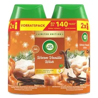 Airwick Lufterfrischer Freshmatic Warm Vanilla Wish Nachfüllpack (2x250ml)