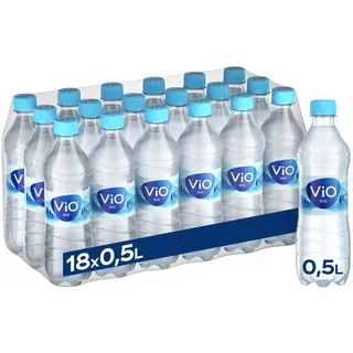 ViO Still EINWEG, (18 x 0,5 l) | Natürliches Mineralwasser ohne Kohlensäure, mit weichem Geschmack