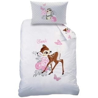 CTI Disney Bambi Bettwäsche Retro 100x135 cm + 40x60 cm