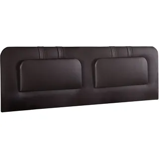 DORMIUM CONFORT Velvet 2103 160 AquaClean 2. Grau bettkopfteile, Holzwerkstoff, Braun, 145X50X7 cm