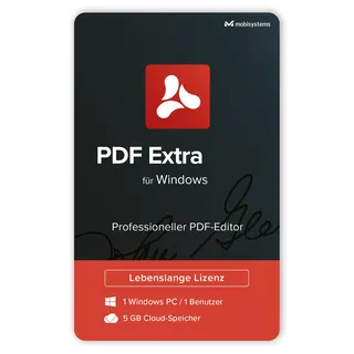 PDF Extra 2021| 1 PC|Dauerlizenz|PDF-Bearbeitung| Key schnell per eMail|ESD