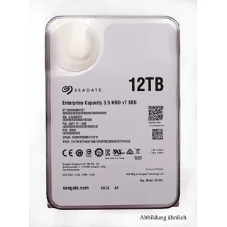 Seagate Enterprise Capacity v7 ST12000NM0127 - Festplatte - 12 TB - intern - 3.5 Zoll - SATA 6Gb/s - 7200 RPM - 256MB Cache