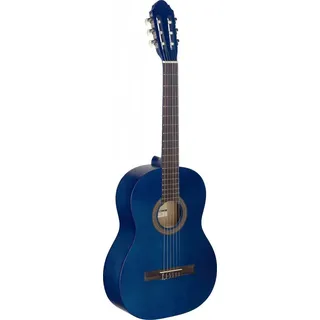 Stagg C440 Klassische Gitarre – Schwarz Gitarre Volle Größe blau