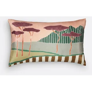 Kissenbezug Solaro, Rechteckige Form, Reine Seide 50 x 30 cm Bunt 50 x 30 cm