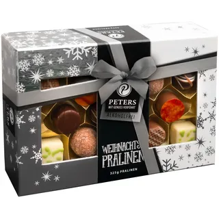 Peters Mit Genuss verführt | Weihnachtspralinen ohne Alkohol | Alkoholfrei | Gemischte Pralinen | Köstliche Pralinés | Weihnachten | Geschenkidee | Geschenk | Made in Germany | 325g