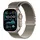 GPS + Cellular 49 mm Titangehäuse natur, Milanaise Armband natur M