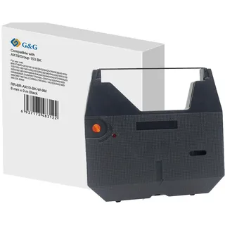 G&G-Farbband schwarz, korrigierbar, 1030, Gr.153C,