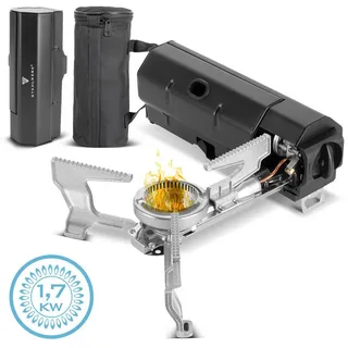 STAHLWERK Campingkocher Faltbar Klappbarer Gaskocher Outdoor Butangas Kocher