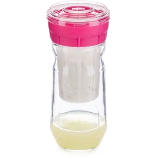 Kefirko Cheese Maker - Set für selbstgemachten Frischkäse und Joghurt, 1,4 Liter (Rosa)