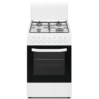 PKM GH4-50 EO AQ, Stand-Gasherd/9050 Watt/50 cm/3 Backofenfunktionen/Ober- und Unterhitze/Energieeffizienzklasse A/Inklusive Grillrost & Fettpfanne