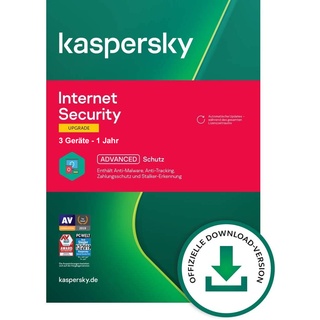 Kaspersky Internet Security 2021 UPG ESD 3 Geräte DE Win Mac Android iOS