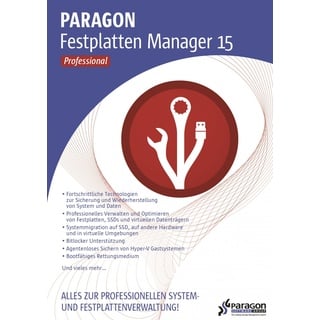 Paragon Festplatten Manager 15 Professional