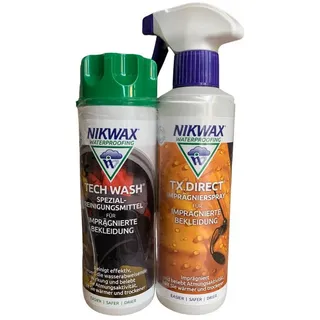 Nikwax TechWash und TX. Direct Spray-on 2x300ml - Doppelpack