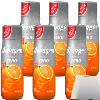 gut & günstig Gut Günstig Orangen Zero Getränkesirup Konzentrat Sprudler 500ml