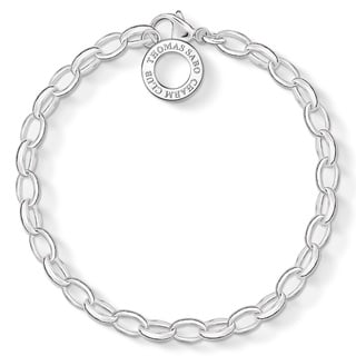 Thomas Sabo Damen Charm-Armband Classic Charm Club 925 Sterling Silber X0031-001-12