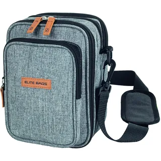 Elite Bags FIT EVO Diabetiker-Tasche 14 x 20 x 9 cm - Grau Bitone