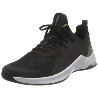 Nike Damen Air Max Bella Tr 3 Gymnastikschuh, Black/METALLIC Gold-Flat PEWTE, 41 EU