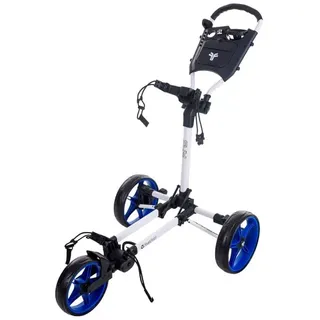 Fast Fold Slim 3-Rad Trolley weiss/blau