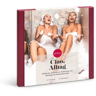 mydays Geschenkbox Ciao, Alltag, Reise-Gutschein für 1-2 Personen, an ca. 1400 Orten