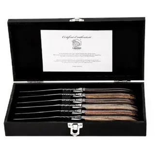 Laguiole Style de Vie Steakmesser Set 6-tlg. Mischholz
