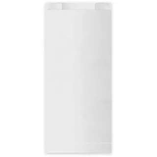 Papierfaltenbeutel (FSC Mix) weiß 14+7 x 32 cm `2kg` [100 St.]