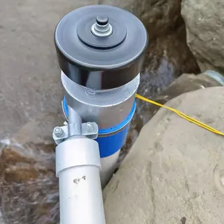 ZHOZHUT 1000W Turbinen-Wasserkraftgenerator 220V Wasserrad Wasserkraft Generator Freien-Wasserradgenerator 3500RPM Wasser Turbine Generator Für Beleuchtung, Aufladen, TV Und Computer,1000w,220V