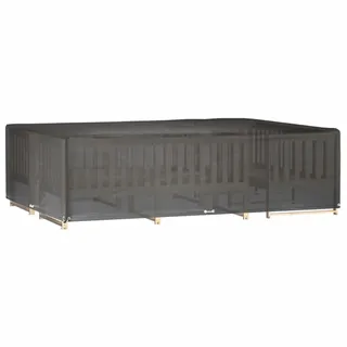 vidaXL Gartenmöbel-Abdeckung 300 x 200 x 75 cm Schwarz