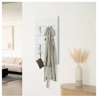 Home Deluxe Garderobenpaneel Quest 55 x 4 x 105 cm Weiß