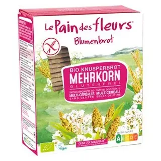 Blumenbrot Knusperbrot Mehrkorn bio