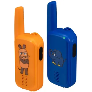 DieMaus Walkie-Talkies, 2er Set Blau-Orange
