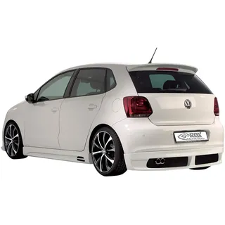 RDX Racedesign Heckschürzenansatz kompatibel mit Volkswagen Polo 6R 2009- (PU)