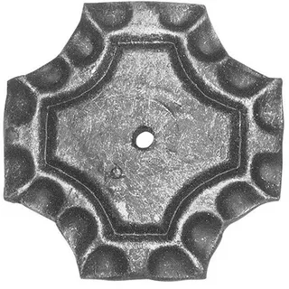 Zierrosette Schmiedeeisen Rosette 65x65 mm