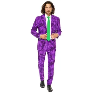 Opposuits Partyanzug The Joker, Why so serious? Zeig Deine crazy Seite mit diesem Herrenanzug! lila 56