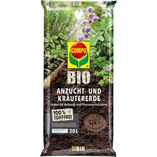 Compo Bio Anzucht- und Kräutererde torffrei 20 l