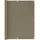 120 x 600 cm Taupe Polyethylen