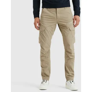 PME Legend Cargohose "Nordrop Stretch Twill", Herren, Gr. 32, Länge 32, grau (plaza taupe), Twill, Obermaterial: 97% Baumwolle, 3% Elasthan, unifarben, regular fit knöchellang, Hosen Cargohose, mit Logo Stickerei