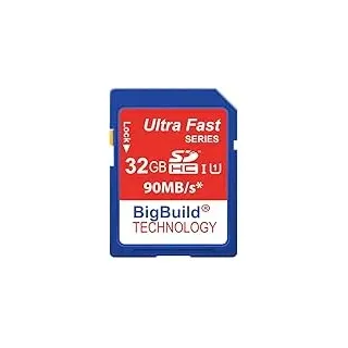 BigBuild Technology 32GB Ultra-schnell 80MB/s SD SDHC Speicherkarte fürCanon PowerShot G9 Kamera