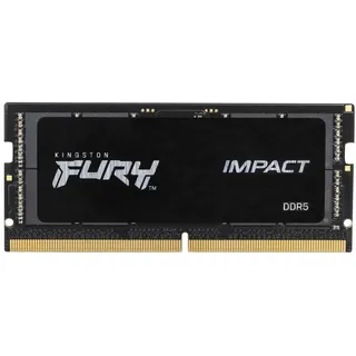 Kingston FURY Impact 64GB(2x32GB) 4800MT/s DDR5 CL38 SODIMM Gaming Speicher für Laptop Kit mit 2 - KF548S38IBK2-64