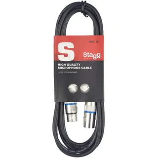 Stagg SMC6 BL Mikrofon-Kabel (6m, XLR-Buchse-auf-XLR-Stecker) blau