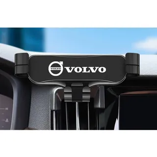 KEDDWE Handyhalterung Auto für Volvo XC60 2018-2022 2023 2024 2025, Handyhalter für Autos Lüftung, 360° Drehbar KFZ Autohalterung,A