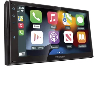 Road Angel RA-X721DAB Autoradio, mit Apple Car Play, Android Auto, 7" kapazitivem Touchscreen, Bluetooth, Spotify, DAB+ & WAZE, Navigationssystem, Schwarz